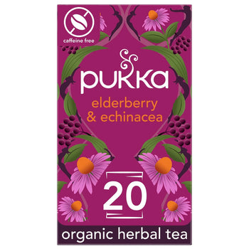 Pukka Organic Elderberry & Echinacea Fruit Tea 20 per pack