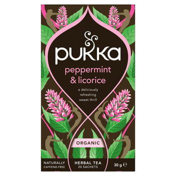 Pukka Organic Peppermint & Licorice Mint Tea 20 per pack