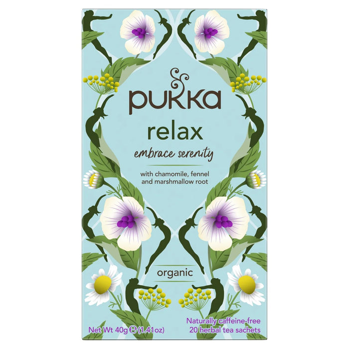 Pukka Organic Relax Tea With Chamomile 20 per pack