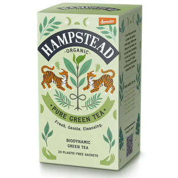 Clean vert bio biodynamique Fairtrade Hampstead Tea 20 par paquet
