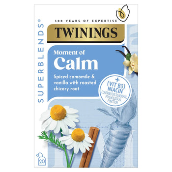 Twinings Superblends ruhig mit gewürztem Kamin und Vanille 20 pro Pack