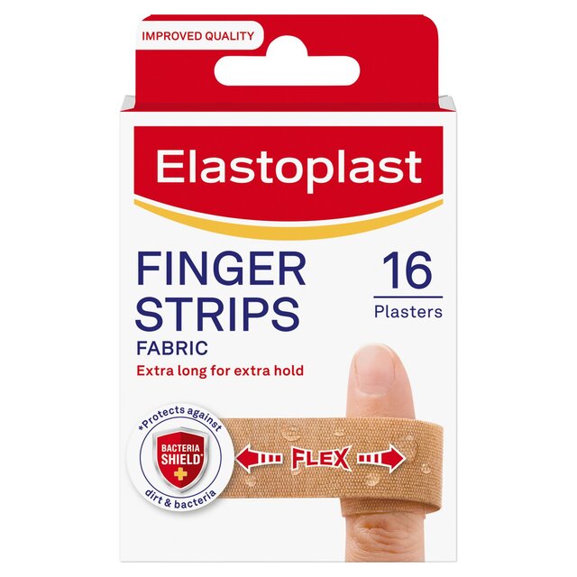 Elastoplast Extra Flexible Finger Strip Fabric Plâtres 16 par paquet