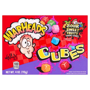 Warheads Sour Chewy Cubes 113g