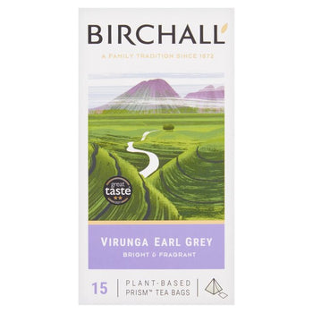 Birchall Virunga Earl Grey 15 Prism Sacs de thé 15 par paquet