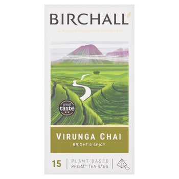 Birchall Virunga Chai 15 Sacs de thé Prism 15 par paquet