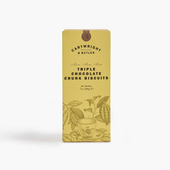 Cartwright & Butler Triple Choc Chunk Biscuits Carton 200g
