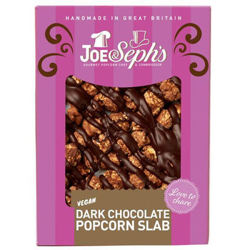 Joe & Seph's Vegan Dark Chocolate Popcorn Slab 115g