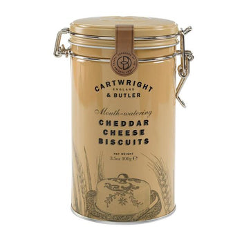 Cartwright & Butler Cheddar Cheese Biscuits in Tin 200g