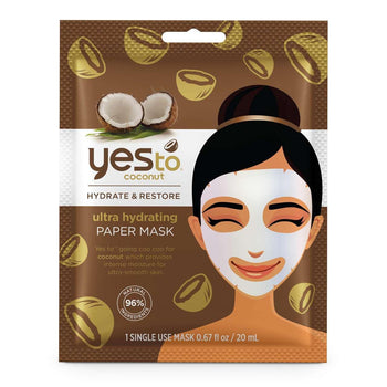 Ja zu Kokosnuss Ultra Feuchtigkeitsblech Gesichtsmaske 20ml