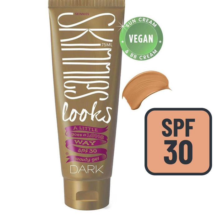 Skinnies Looks Tinted SPF 30 Dark BB Cream Vegan 75ml