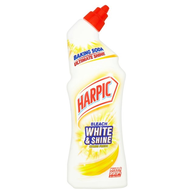 Harpic White & Shine Bleach Citrus Toilet Cleaner Gel 750 ml