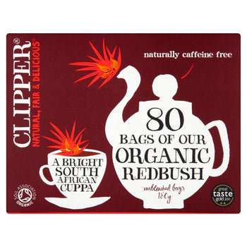 Clipper Organic Redbush Infusion Tea Bags 80 per pack - Special Offer