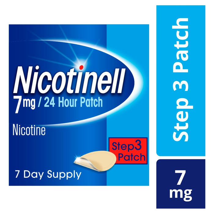 Nicotinell 7mg 24 Stunden Patch Schritt 3 7 pro Pack
