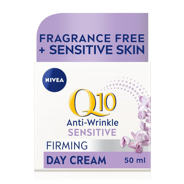 NIVEA Q10 Power Anti Wrinkle Day Face Cream SPF15 pour la peau sensible 50 ml