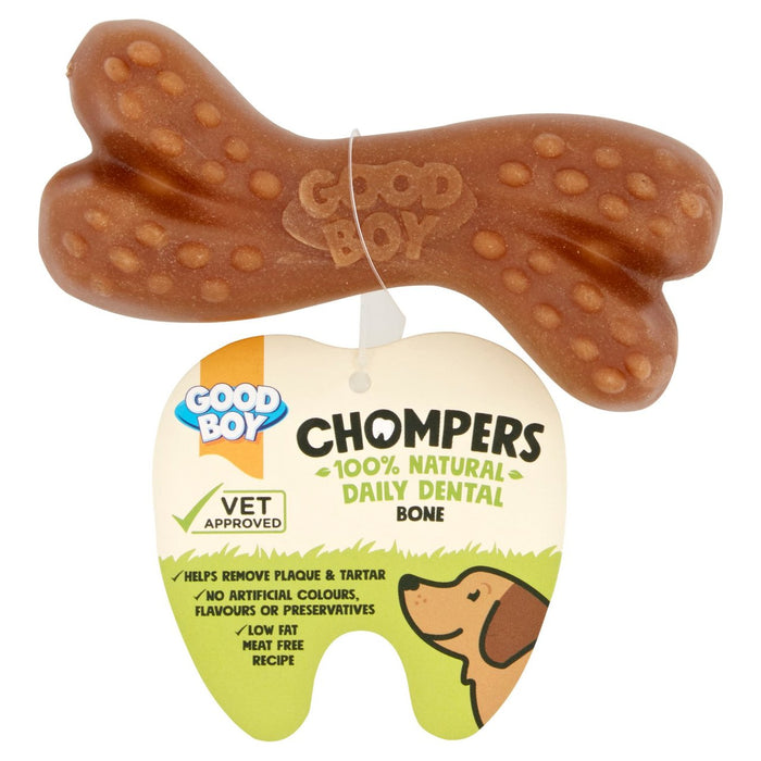 Buen chico Chompers Daily Dental Bone Chew Dog Treat