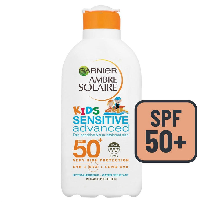 Garnier Ambre Solaire Kids Sensitive Sun Protection Creme SPF 50 200 ml