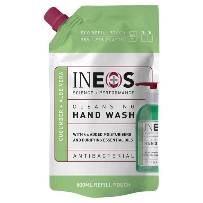 INEOS CLEANSING Hand Wash REFILL with Cucumber & Aloe 500ml