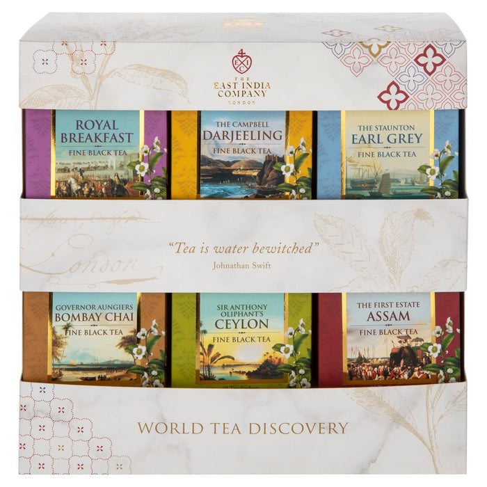 Die East India Company World Tea Discovery Black Teabag Selection Box 60 pro Packung
