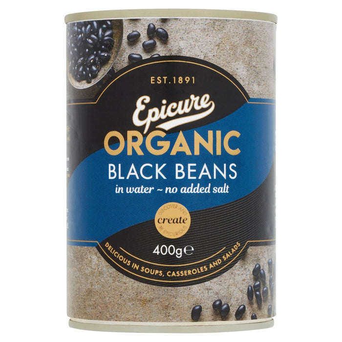 Epicure orgánico frijoles negros 400g