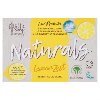 Little Soap Company Naturals Bar Seife Zitronenschale 100g